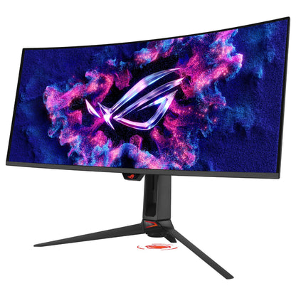 86,4 cm (34") 3440 x 1440 Pixel ASUS 90LM0CU0-B01971 21:9 Wide Quad HD OLED 0,03 ms 360 Hz HDR DisplayPort HDMI USB-Hub Height VESA