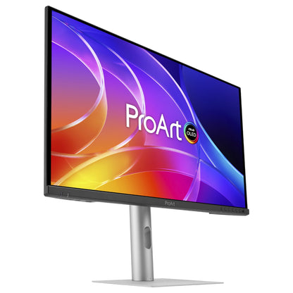 67,3 cm (26.5") 3840 x 2160 Pixel ASUS 90LM06M0-B01K71 16:9 4K Ultra HD OLED 0,1 ms 120 Hz HDR DisplayPort HDMI USB-Hub Pivot Height VESA Speaker
