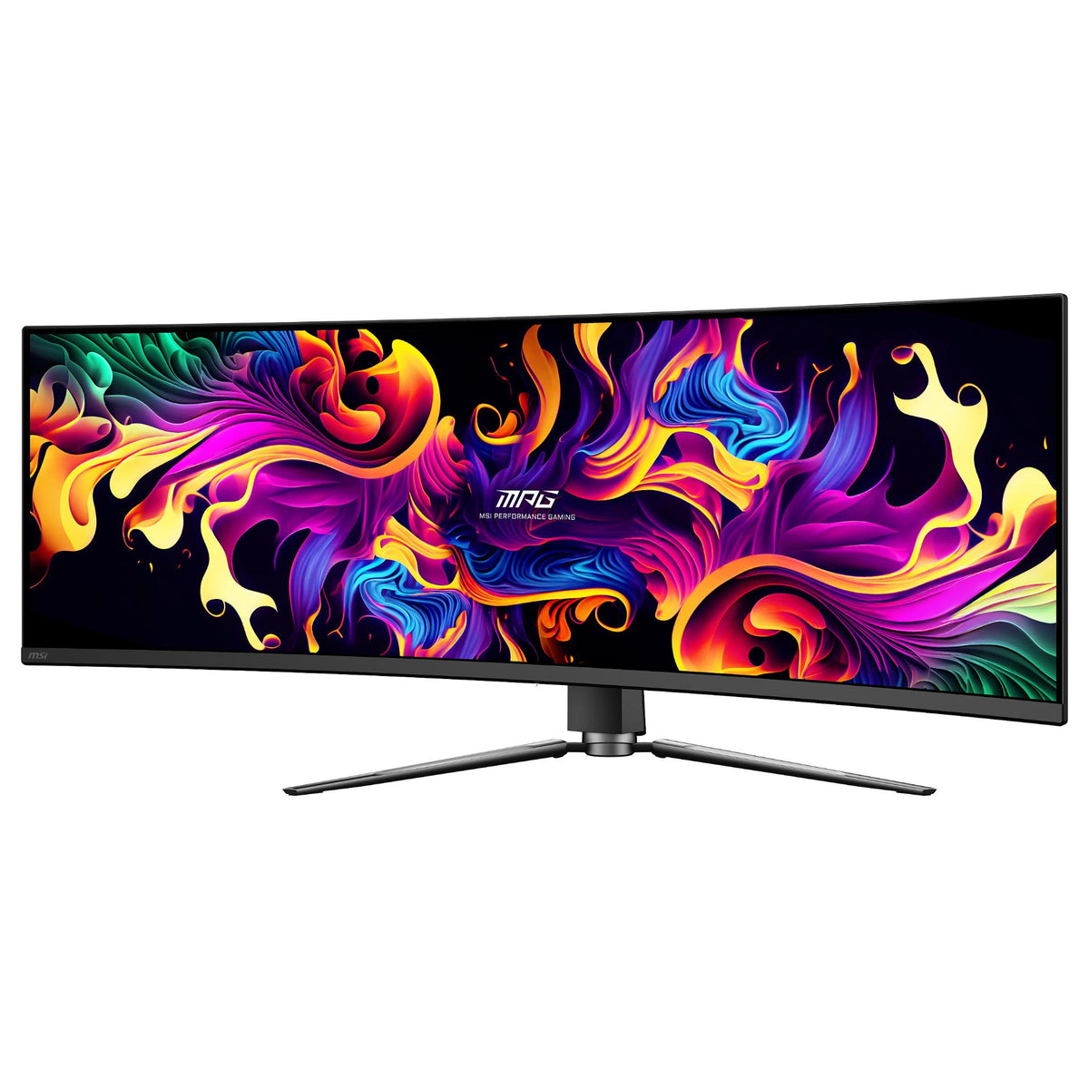 124,5 cm (49") 5120 x 1440 Pixel MSI 9S6-3FA84T-016 32:9 Dual QHD QD-OLED 0,03 ms 240 Hz HDR DisplayPort HDMI USB-Hub Height VESA
