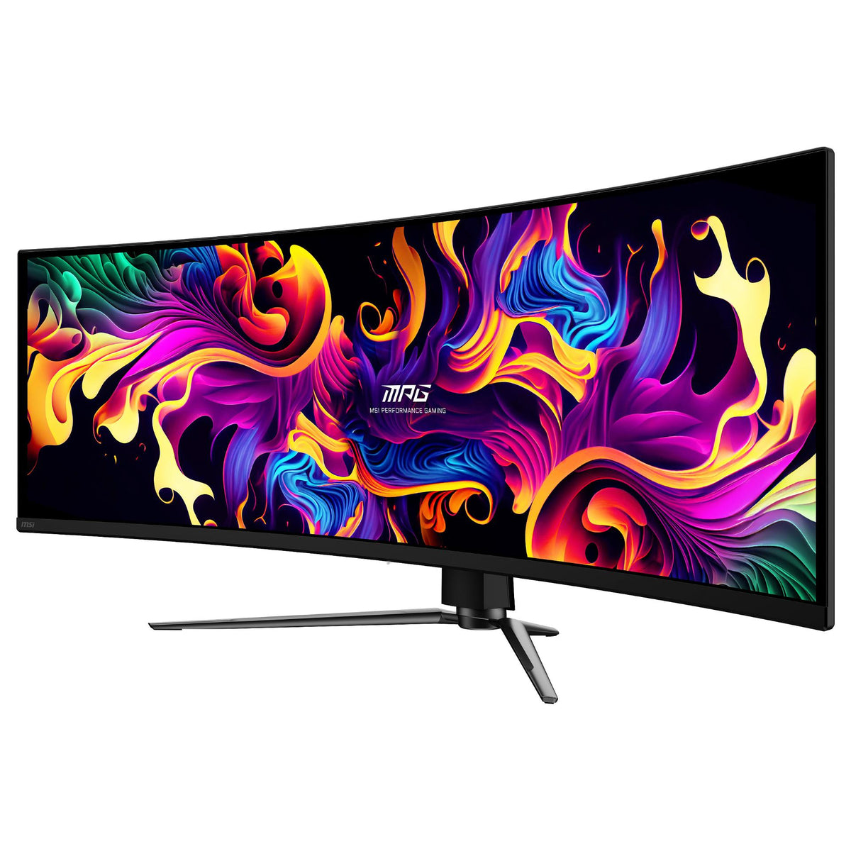 124,5 cm (49") 5120 x 1440 Pixel MSI 9S6-3FA84T-016 32:9 Dual QHD QD-OLED 0,03 ms 240 Hz HDR DisplayPort HDMI USB-Hub Height VESA