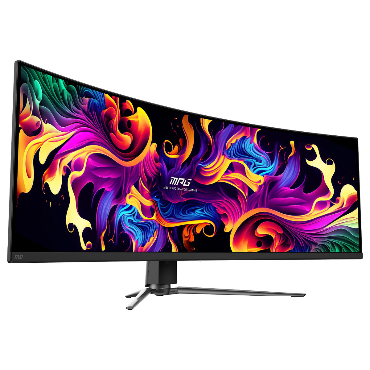 124,5 cm (49") 5120 x 1440 Pixel MSI 9S6-3FA84T-016 32:9 Dual QHD QD-OLED 0,03 ms 240 Hz HDR DisplayPort HDMI USB-Hub Height VESA
