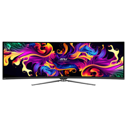 124,5 cm (49") 5120 x 1440 Pixel MSI 9S6-3FA84T-016 32:9 Dual QHD QD-OLED 0,03 ms 240 Hz HDR DisplayPort HDMI USB-Hub Height VESA