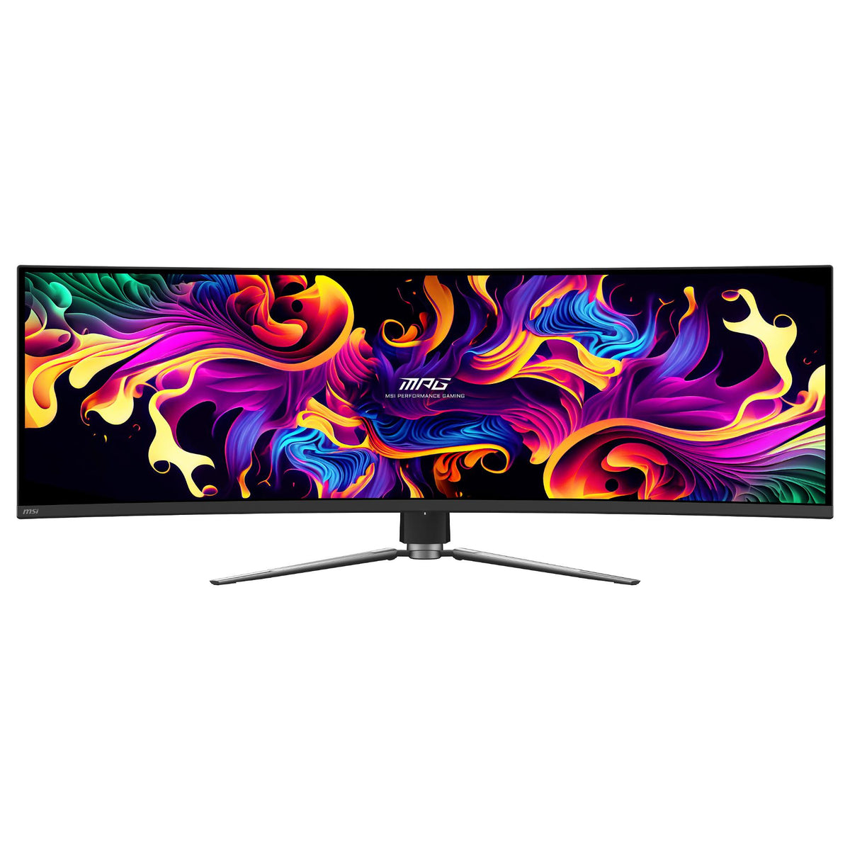 124,5 cm (49") 5120 x 1440 Pixel MSI 9S6-3FA84T-016 32:9 Dual QHD QD-OLED 0,03 ms 240 Hz HDR DisplayPort HDMI USB-Hub Height VESA