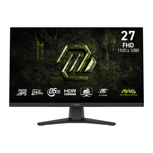 68,6 cm (27") 1920 x 1080 Pixel MSI 9S6-3CE51T-011 16:9 Full HD Rapid IPS 0,5 ms 240 Hz HDR DisplayPort HDMI VESA
