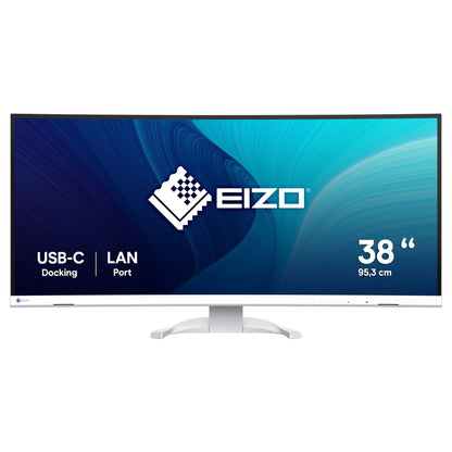 95,2 cm (37.5") 3840 x 1600 Pixel Eizo EV3851X-WT 24:10 UltraWide Quad HD+ IPS 5 ms 60 Hz DisplayPort HDMI USB-Hub Height VESA Speaker