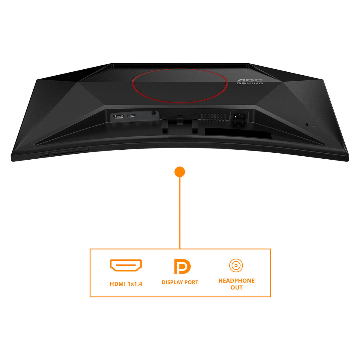59,9 cm (23.6") 1920 x 1080 Pixel AOC C24G42FE 16:9 Full HD VA 4 ms 180 Hz HDR DisplayPort HDMI VESA