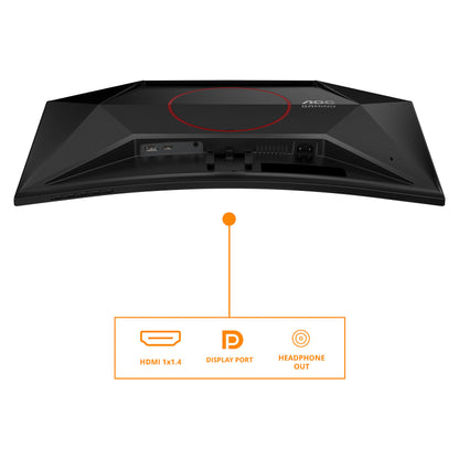 59,9 cm (23.6") 1920 x 1080 Pixel AOC C24G42FE 16:9 Full HD VA 4 ms 180 Hz HDR DisplayPort HDMI VESA
