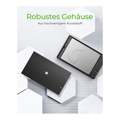 Festplattengehäuse 2.5" SATA Gehäuse USB3.2 ICY BOX Black