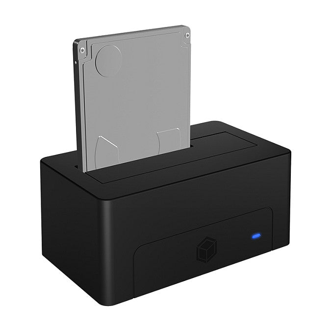 Dockingtation für 1x 2.5"/3.5" SATA I/II/III USB 3.2 ICY BOX Black