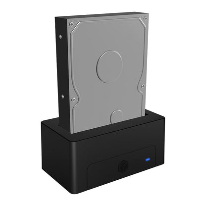 Dockingtation für 1x 2.5"/3.5" SATA I/II/III USB 3.2 ICY BOX Black