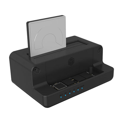 ICY BOX IB-2914MSCL-C31 Klon- und DockingStation für M.2 NVMe SSD und 3.5"/2.5" SATA HDD/SSD