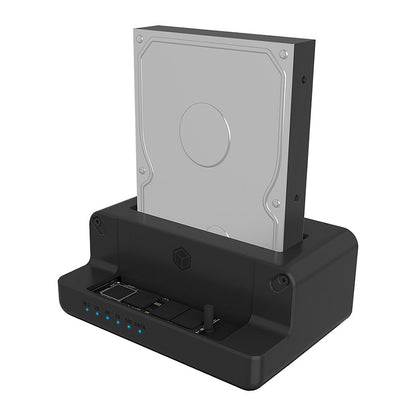 ICY BOX IB-2914MSCL-C31 Klon- und DockingStation für M.2 NVMe SSD und 3.5"/2.5" SATA HDD/SSD