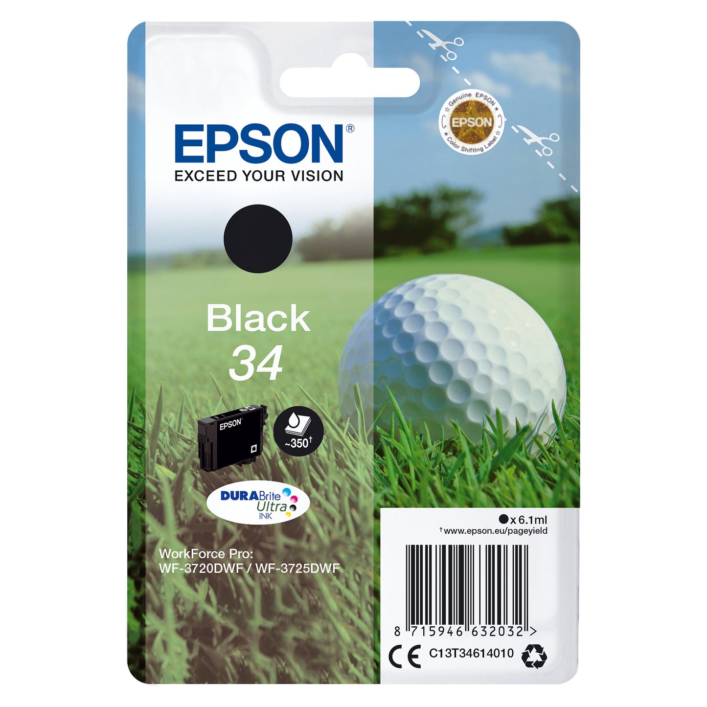 Epson Tinte 34 black T3461