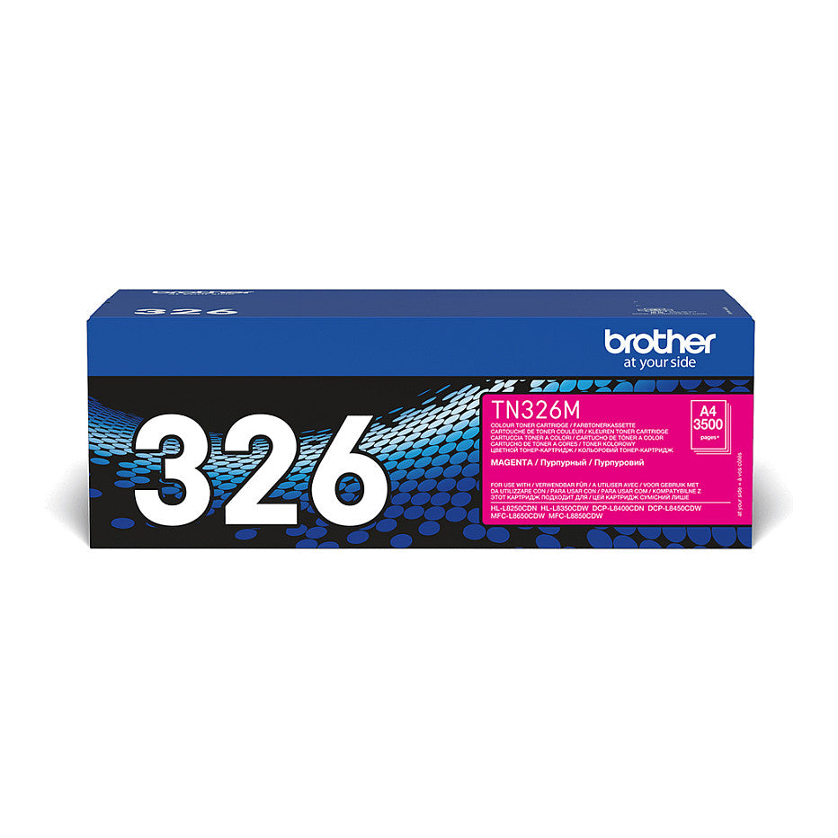 Brother Toner TN-326M Magenta bis zu 3.500 Seiten nach ISO 19798