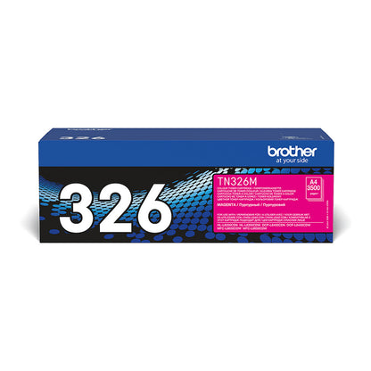 Brother Toner TN-326M Magenta bis zu 3.500 Seiten nach ISO 19798