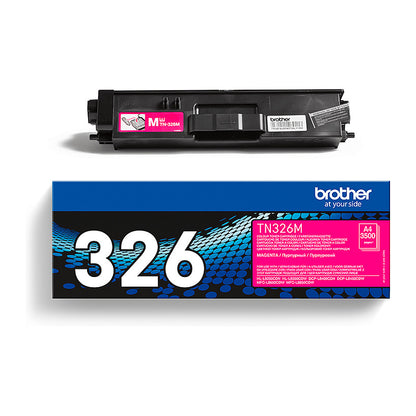 Brother Toner TN-326M Magenta bis zu 3.500 Seiten nach ISO 19798