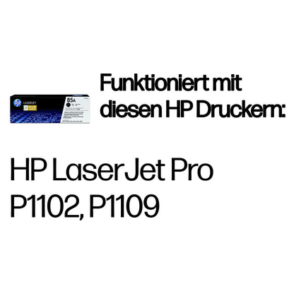 HP 85A original LaserJet Toner cartridge CE285A black standard capacity 1.600 pages 1-pack