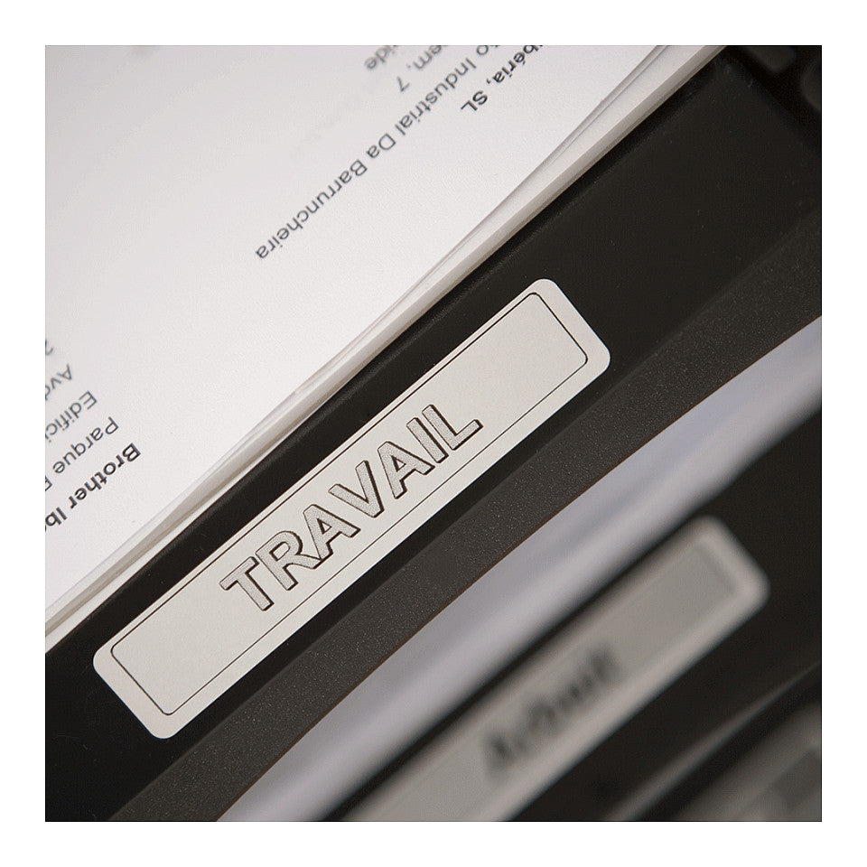 Brother DK11204 Einzeletiketten Schwarz auf Weiß 17x54mm 400 Stück