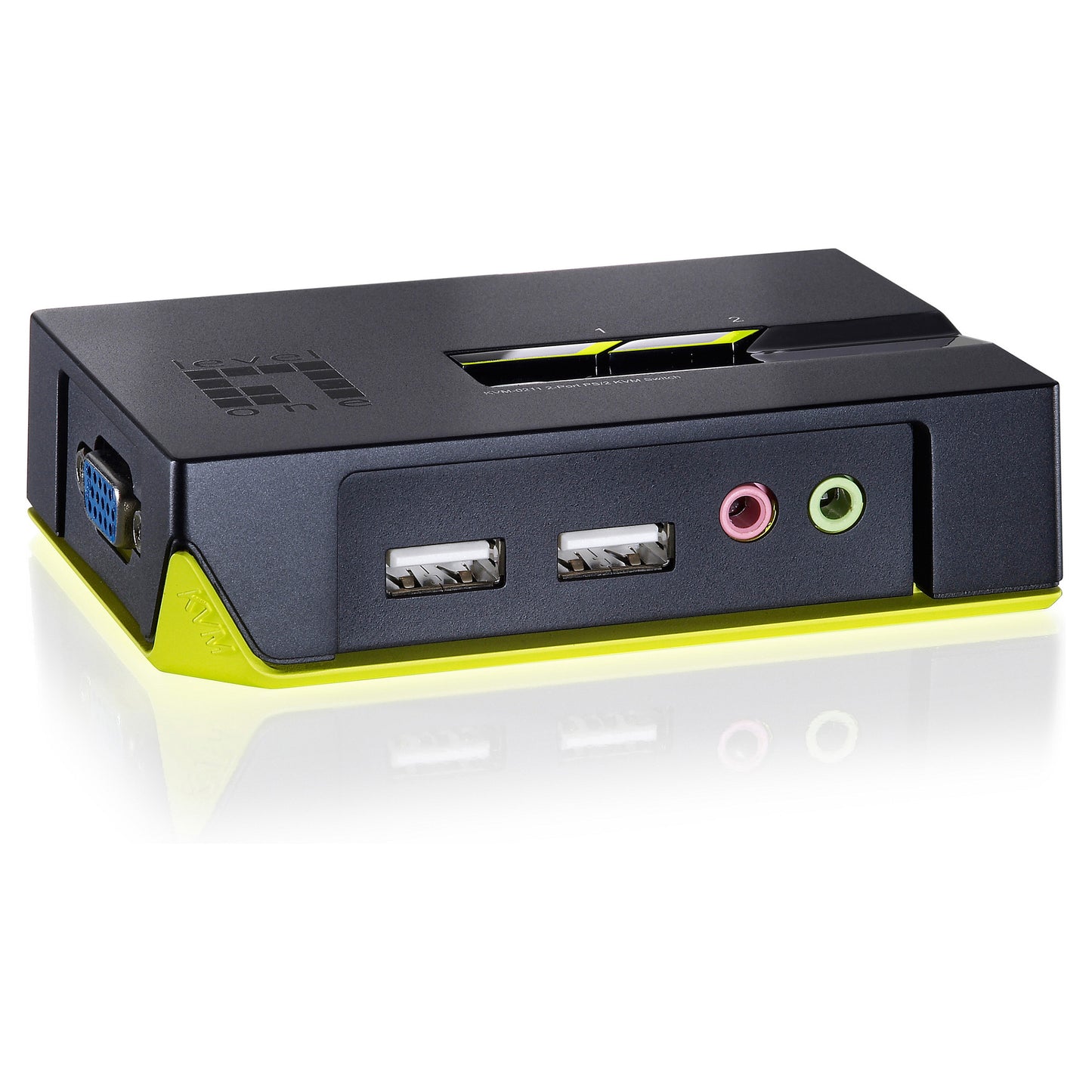 KVM Switch USB 2x Level One Audio