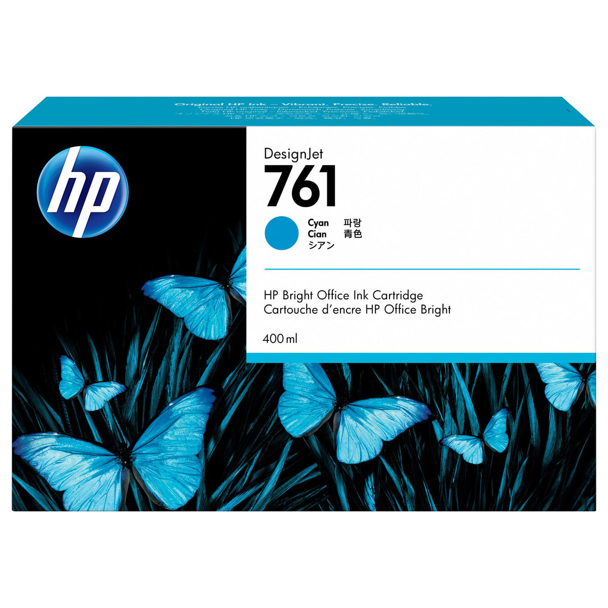 HP 761 Original Tinte cyan Standardkapazitt 400ml 1er-Pack