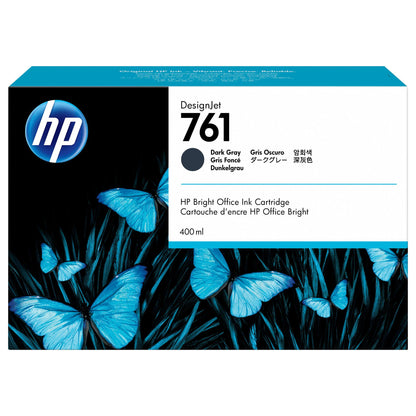 HP 761 Original Tinte dunkel grau Standardkapazitt 400ml 1er-Pack