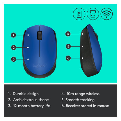 Logitech M171 Wireless blue