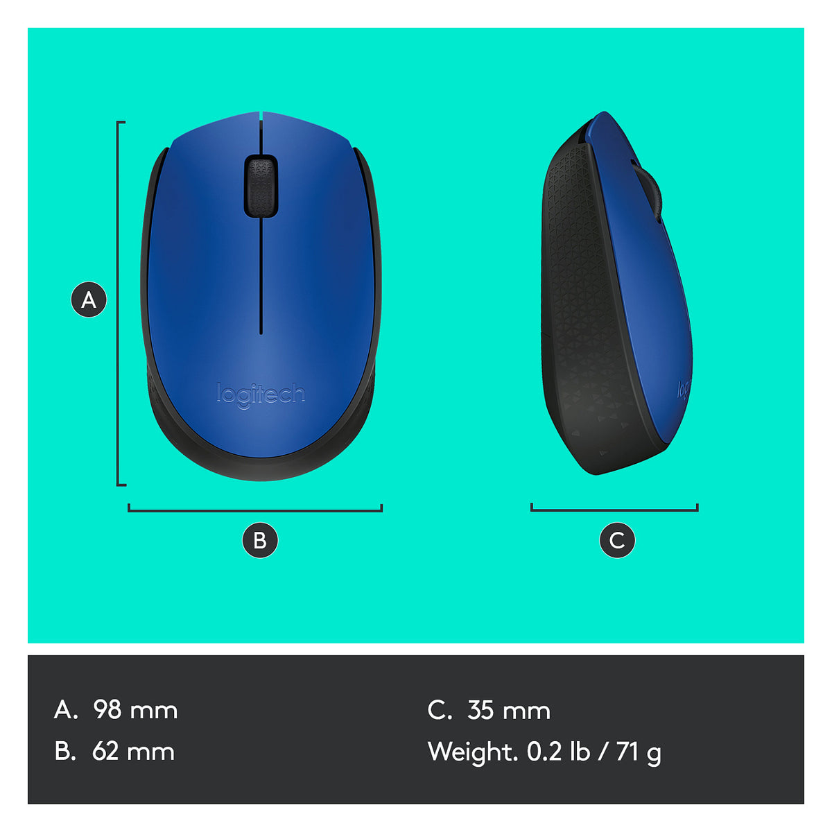 Logitech M171 Wireless blue