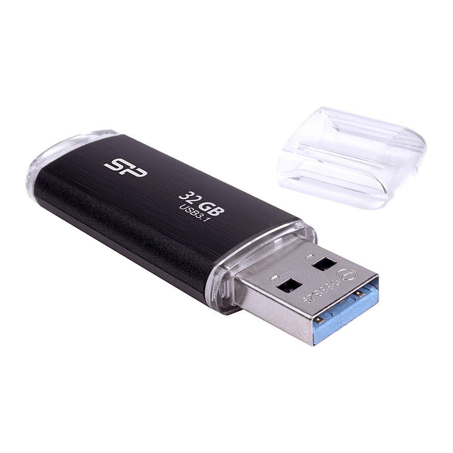 STICK USB3.1 32GB Silicon Power B02 Black