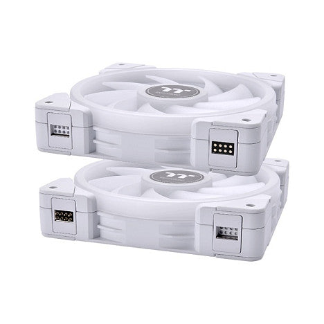 140mm Thermaltake SWAFAN EX14 RGB PC Cooling Fan White TT Premium Edition 3 Pack