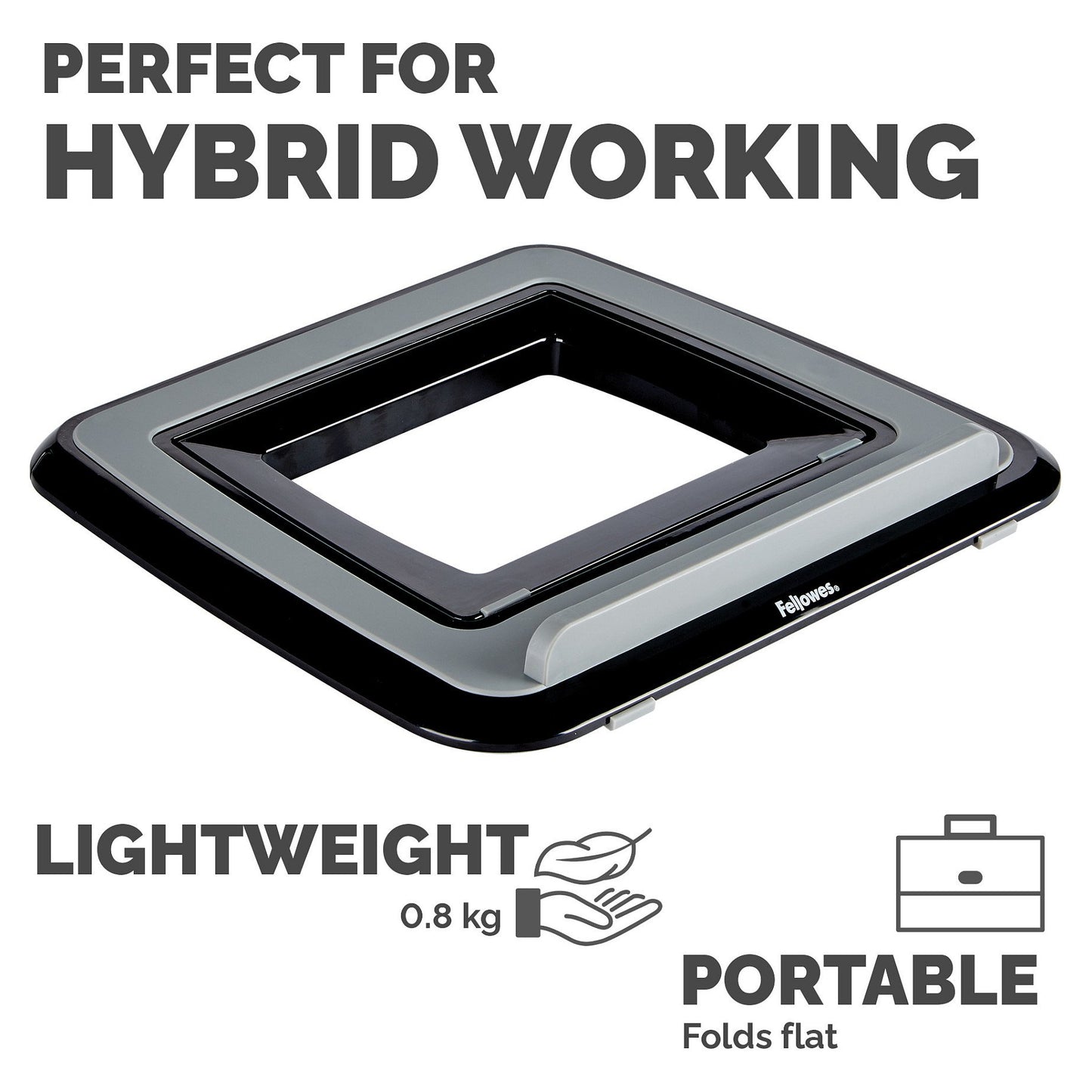 Fellowes ISPIRE mobiler Laptopständer Schwarz