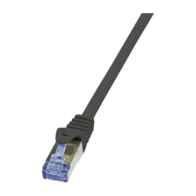 Patchkabel CAT6a RJ45 S/FTP 7,5m Black LogiLink PrimeLine PIMF LSZH