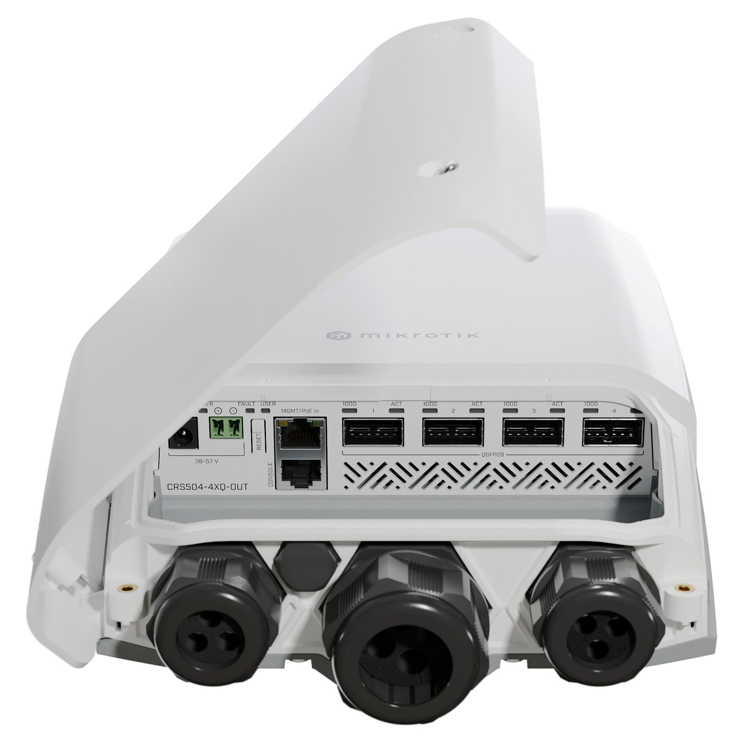 16P+4 Mikrotik CRS504-4XQ-OUT QSFP28 M RM