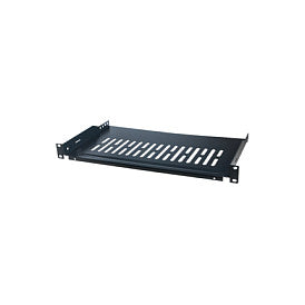 Fachboden 19" 1HE LogiLink, max.10 KG, d=250mm, black