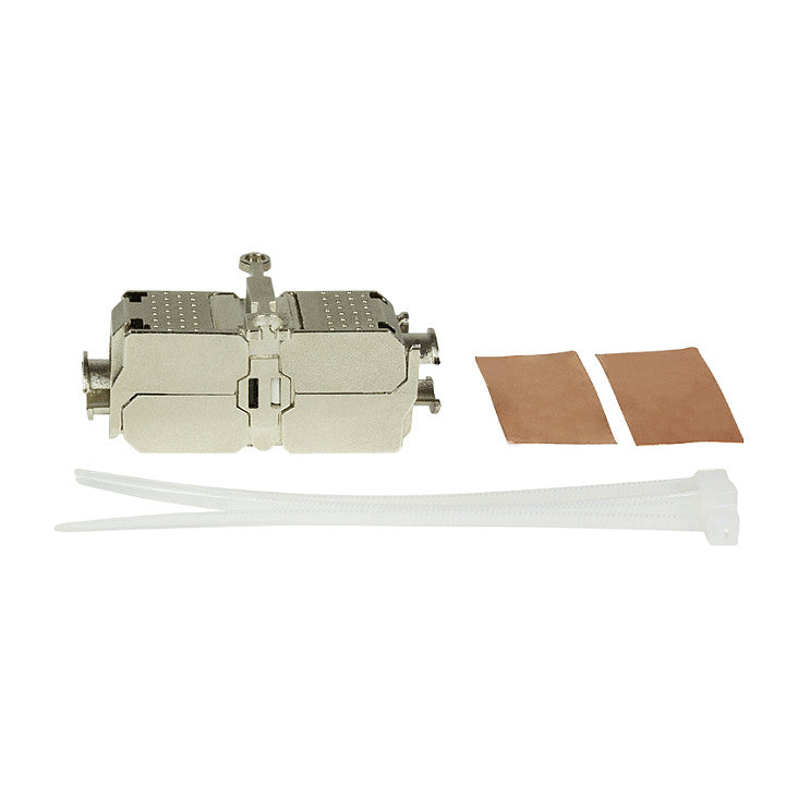 Feldkonfektionierbarer Kabelverbinder STP Cat.6A 10GE, geschirmt, Metall LogiLink