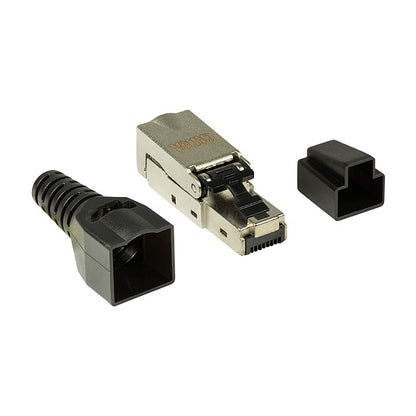 Feldkonfektionierbarer RJ45 Steckverbinder Cat.6A 10GE, geschirmt, EconLine LogiLink