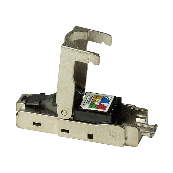 Feldkonfektionierbarer RJ45 Steckverbinder Cat.6A 10GE, geschirmt, EconLine LogiLink