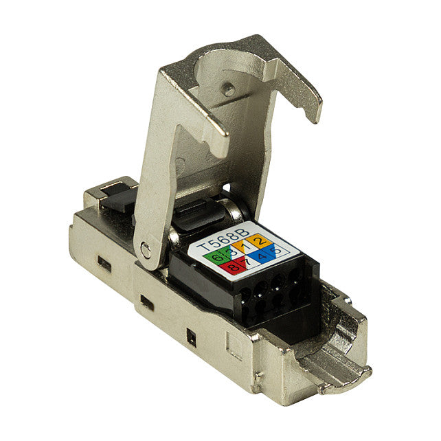 Feldkonfektionierbarer RJ45 Steckverbinder Cat.6A 10GE, geschirmt, EconLine LogiLink