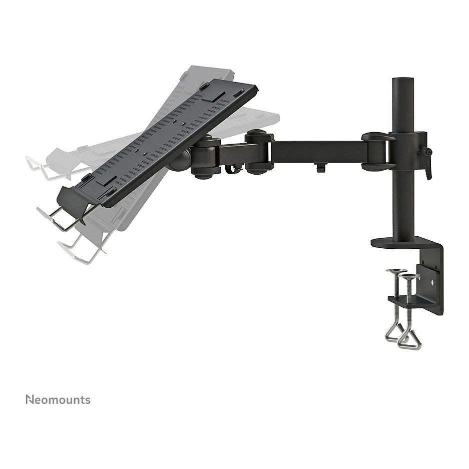 Neomounts NOTEBOOK-D100 neig- und schwenkbare Tischhalterung für Notebooks.
