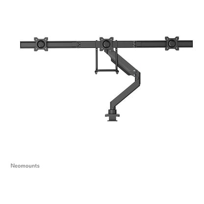 Neomounts NM-D775DX3BLACK Tischhalterung mit Tischhalterungsgriff für drei Flachbildschirme bis 27" (68,6 cm).