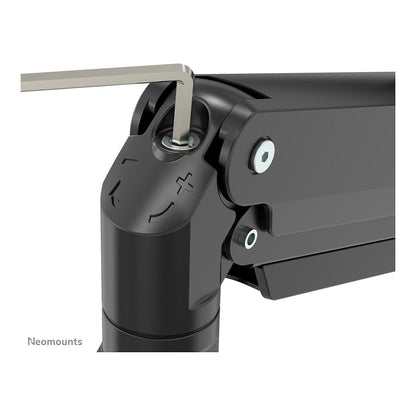 Neomounts NM-D775DX3BLACK Tischhalterung mit Tischhalterungsgriff für drei Flachbildschirme bis 27" (68,6 cm).
