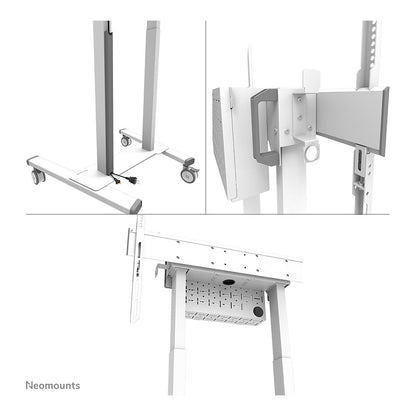 Neomounts FL55-875WH1 motorisierter Bodenständer für 55-100" Bildschirme - Weiß