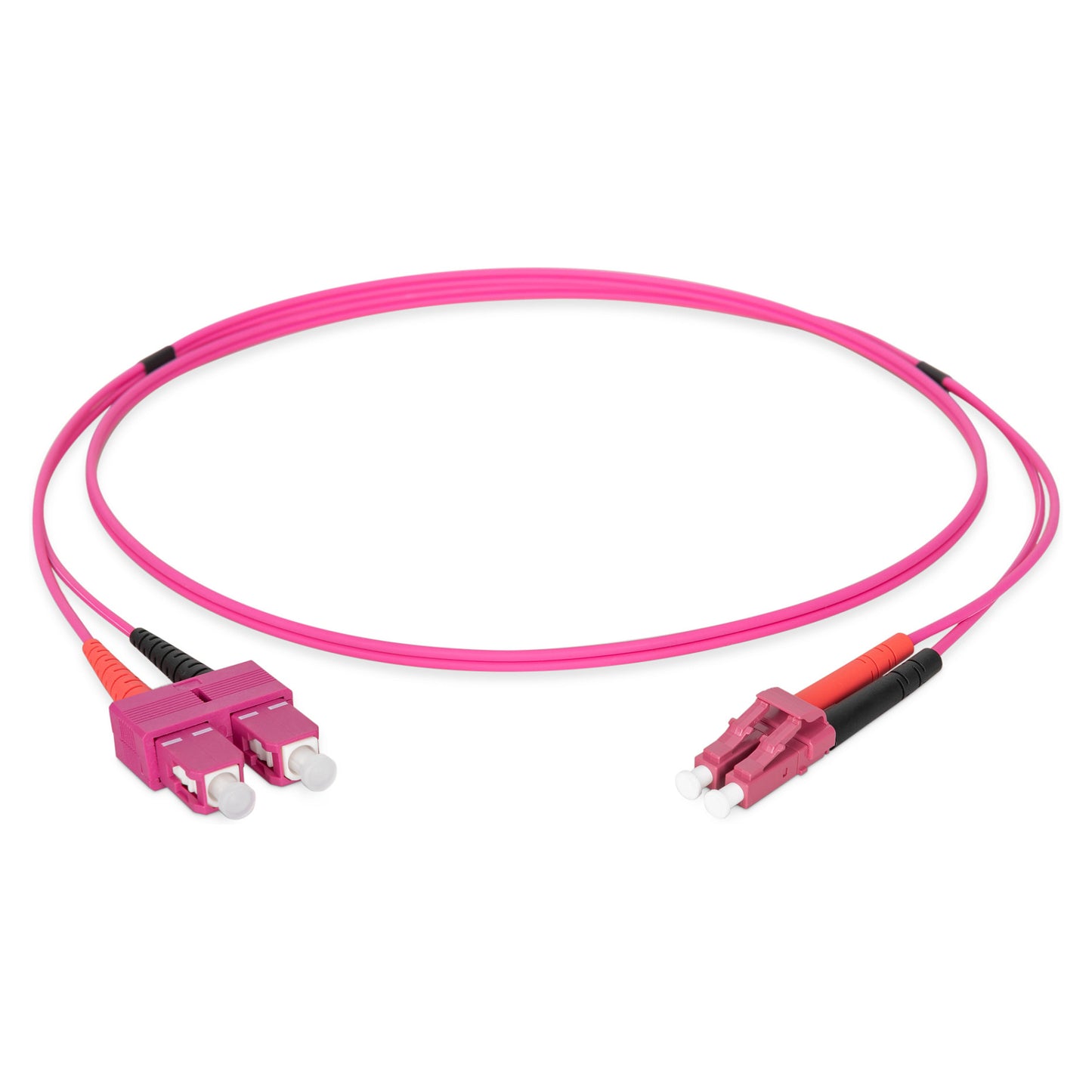 DIGITUS LWL Patchkabel LC -> SC 1.00m Multimode Duplex OM4