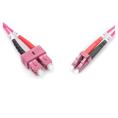 DIGITUS LWL Patchkabel LC -> SC 3.00m Multimode Duplex OM4