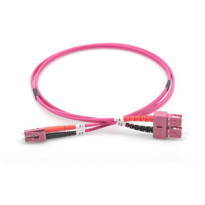 DIGITUS LWL Patchkabel LC -> SC 10.00m Multimode Duplex OM4