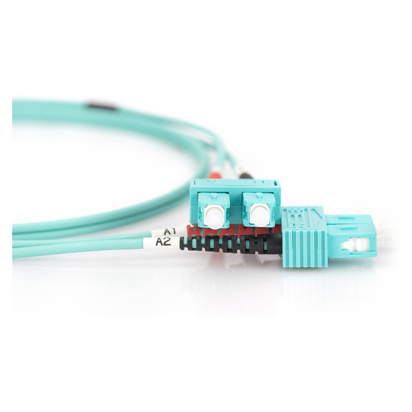 DIGITUS LWL Patchkabel SC -> SC 1.00m Multimode Duplex OM3