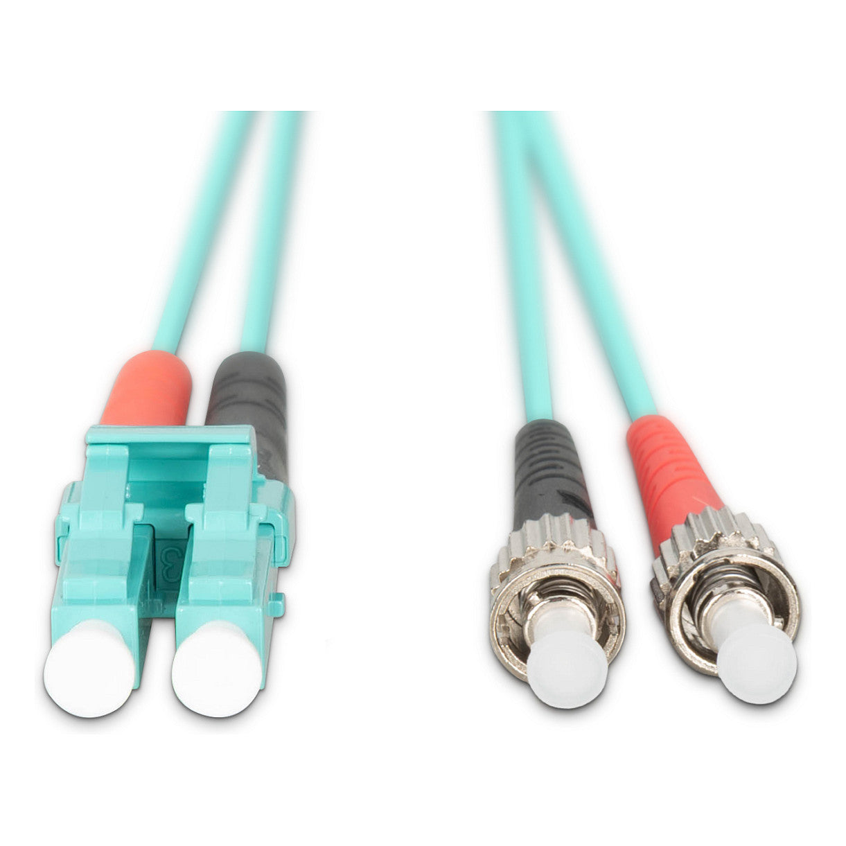 DIGITUS LWL Patchkabel LC -> ST 1.00m Multimode Duplex OM3