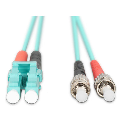 DIGITUS LWL Patchkabel LC -> ST 1.00m Multimode Duplex OM3