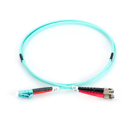 DIGITUS LWL Patchkabel LC -> ST 2.00m Multimode Duplex OM3