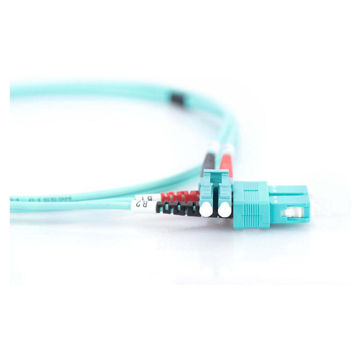 DIGITUS LWL Patchkabel LC -> SC 5.00m Multimode Duplex OM3