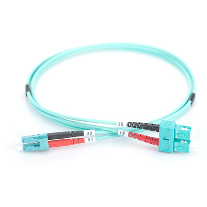 DIGITUS LWL Patchkabel LC -> SC 5.00m Multimode Duplex OM3